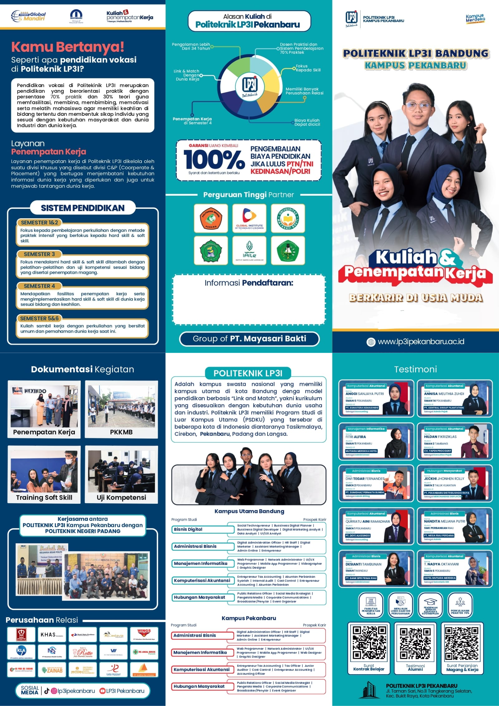 Brosur penerimaan mahasiswa baru 2026